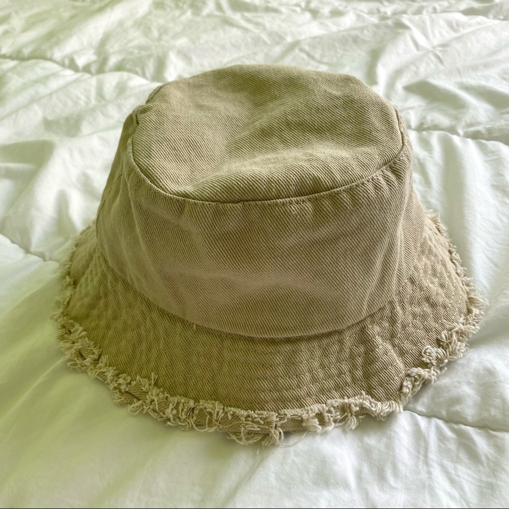 Urban Outfitters Beige Bucket Hat